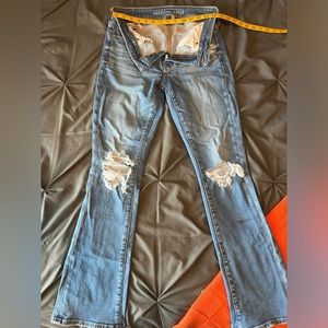 American Eagle kickboot Jeans high rise skinny kick